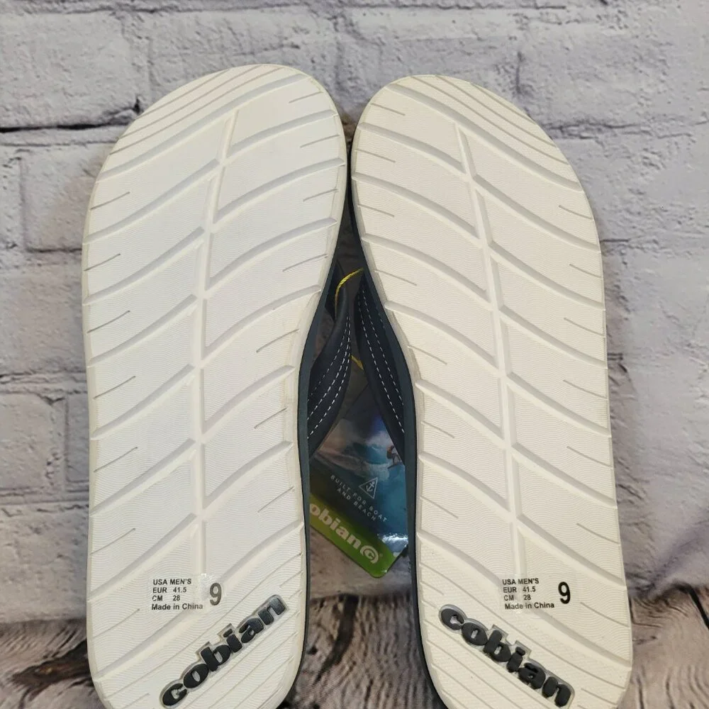 Cobian Men's Hobgood Anchor Water-Resistant Flip-Flops